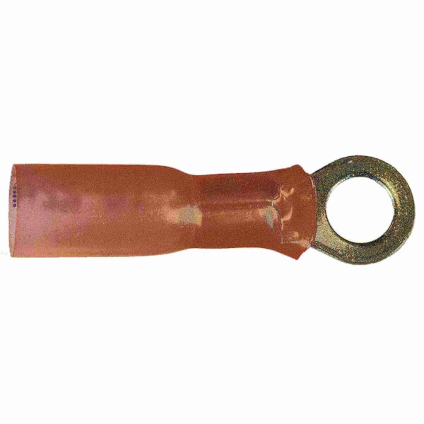 Midwest Fastener Ring Terminal, 18 AWG, Plastic Insulated, 8 PK 67943 - main